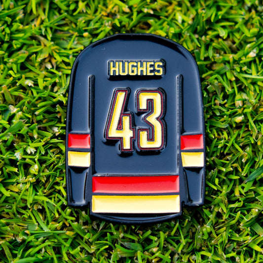 Quinn Hughes Golf Ball Marker | Perfect Gift for Golfers | Premium Golf Accessories Set with Hat Clip